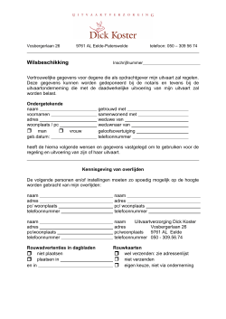 PDF-formaat - Uitvaartverzorging Dick Koster