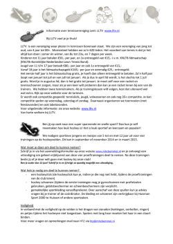 Informatie over verenigingen