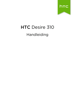 Handleiding HTC Desire 310