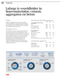 Het jaarverslag 2013 van GBL
