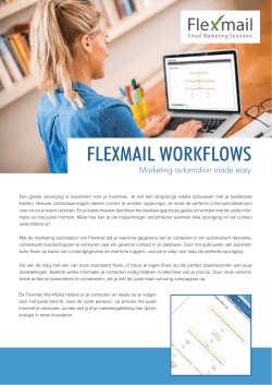 Flexmail Workflows Brochure