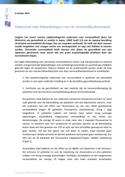 Lees verder - ME/cvs Vereniging
