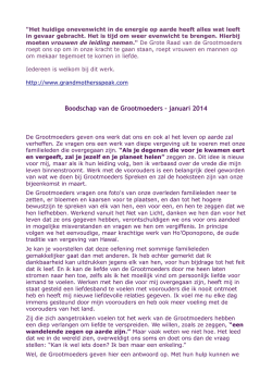 grootmoeders januari 2014 - De Grootmoeders Spreken