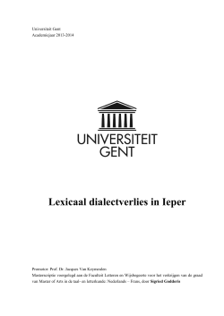 Bekijk online - Universiteit Gent