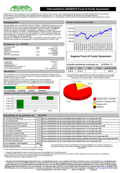Infofiche Argenta Fund of Funds dynamisch [PDF, 20
