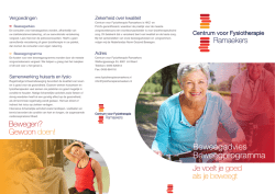 Download de folder - Fysiotherapie Ramaekers