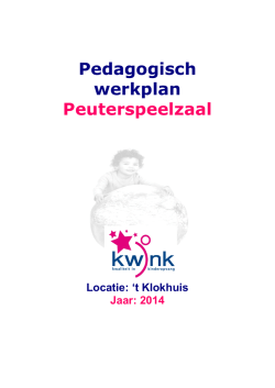 Download het pedagogisch werkplan