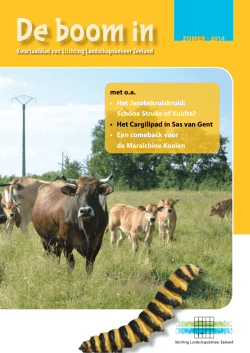 Download deze nieuwsbrief - Landschapsbeheer Zeeland