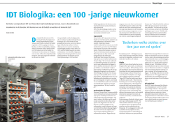 IDT Biologika: een 100 -jarige nieuwkomer