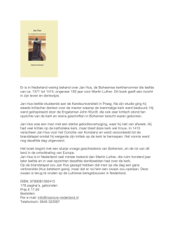Jan Hus website - Ingeborg Kriegsman