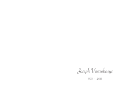 Joseph Vanrobaeys - STOCKMAN uitvaartzorg