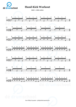 Hand-I〈ick Workout d菖 drumschool
