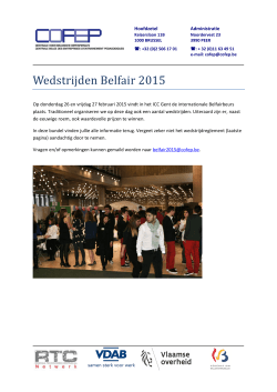 Wedstrijden Belfair 2015