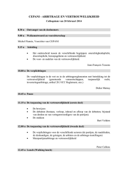 het programma