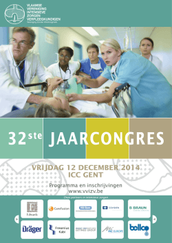 VRIJDAG 12 DECEMBER 2014 ICC GENT