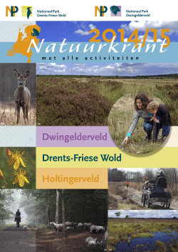 Natuurkrant 2014 - Drents