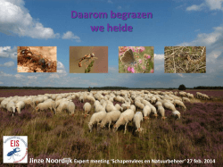 20140227 Jinze Noordijk: Daarom begrazen we heide