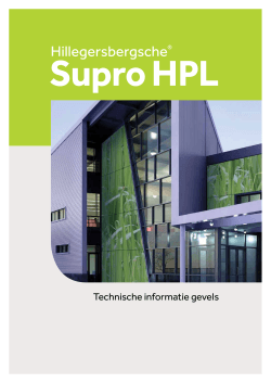 Supro HPL technische informatie