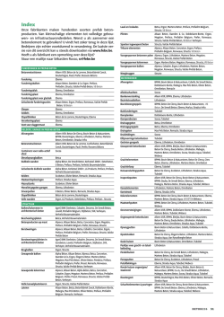 productcatalogus van de FEBE fabrikanten