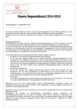 Vlaams Regeerakkoord 2014