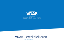 VDAB - Werkplekleren
