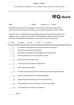 IEQ-dutch - Pain in Motion