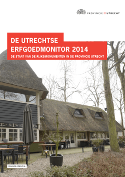 de Utrechtse erfgoedmonitor 2014