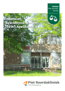 Intensief Beschermd Wonen (IBW) Apeldoorn
