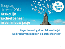 documenten - Kerkelijkarchiefbeheer.nl