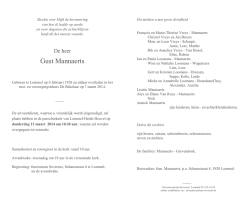 Gust Mannaerts - ingedachten.be