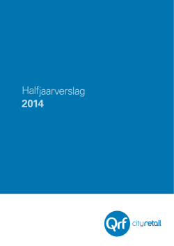 Halfjaarverslag 2014