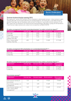 Download het producten- en tarievenoverzicht 2015 van de bso