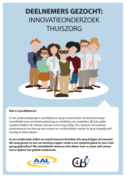 Care4Balance Flyer - Digital Life Centre