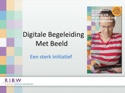 Digitale begeleiding met Beeld Presentatie GGZN