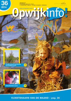 Infoblad april - mei 2014
