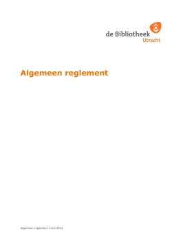 document - de Bibliotheek Utrecht