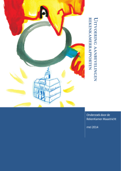 Download het Eindrapport uitvoering aanbevelingen (mei 2014)