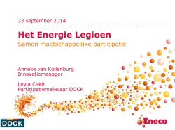 Het Energie Legioen - Samen &eacute;&eacute;n in Feijenoord