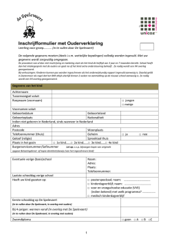 Inschrijfformulier De Spelevaert 080914