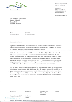 Toeristische App - Partij Renkumse Dorpen