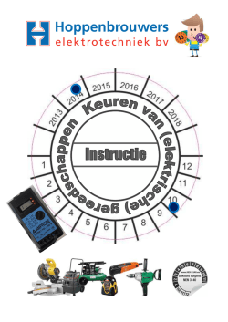 Intructie tbv zelf keuren - magazijn bij Hop