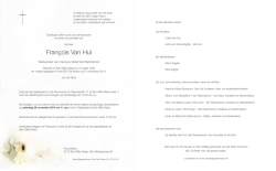 François Van Hul - Wase Begrafenissen