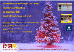 Dowload - Badminton Vlaanderen