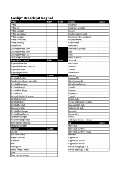 Download hier onze Faxlijst!