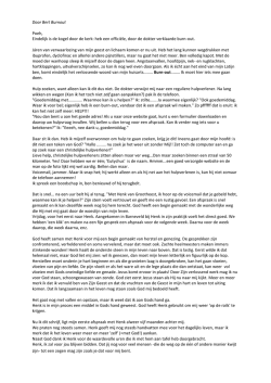 Door Bert Burnout Poeh, Eindelijk is de kogel door de kerk: heb een