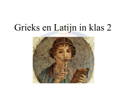 Grieks en Latijn in klas 2