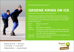 GROENE KRING ON ICE