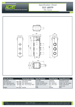 Specification Sheet ICE 180TP