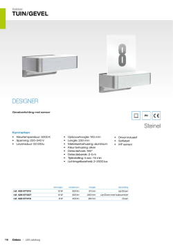 TUIN/GEVEL Steinel DESIGNER