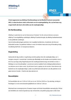 Afdeling S, hartbewaking_maart 2014